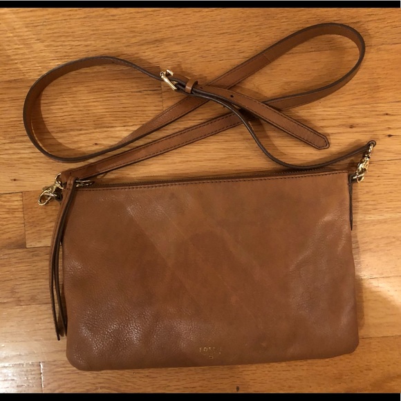 Fossil leather crossbody bag - Picture 3 of 4